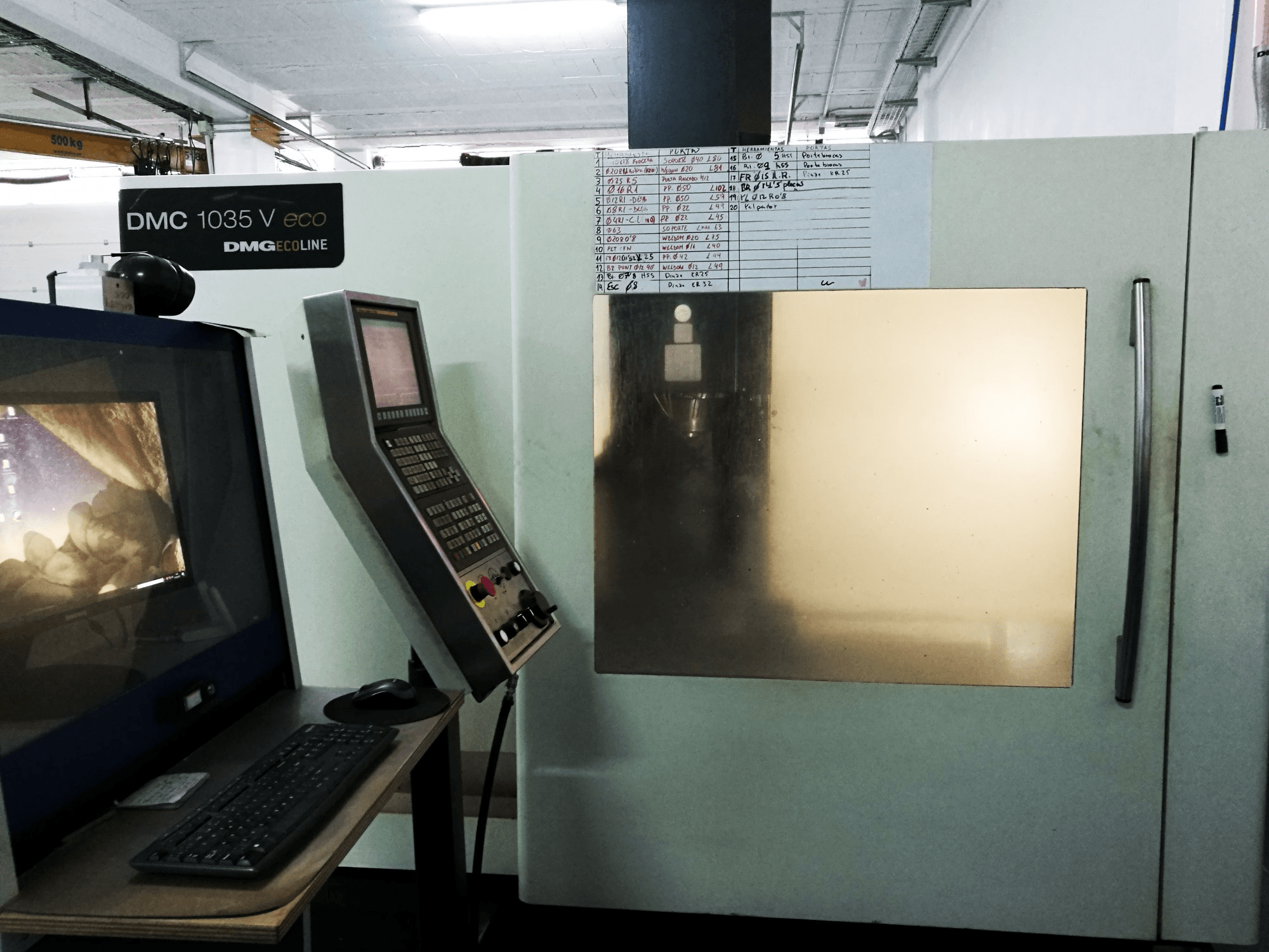 Prikaz stroja DMG MORI DMC 1035 V eco sprijeda