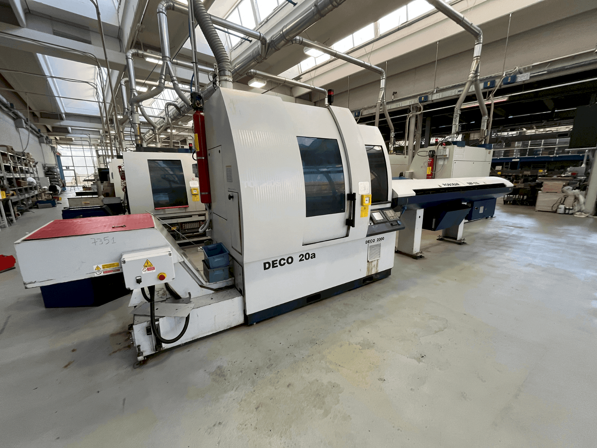 Prikaz stroja TORNOS DECO 20A sprijeda