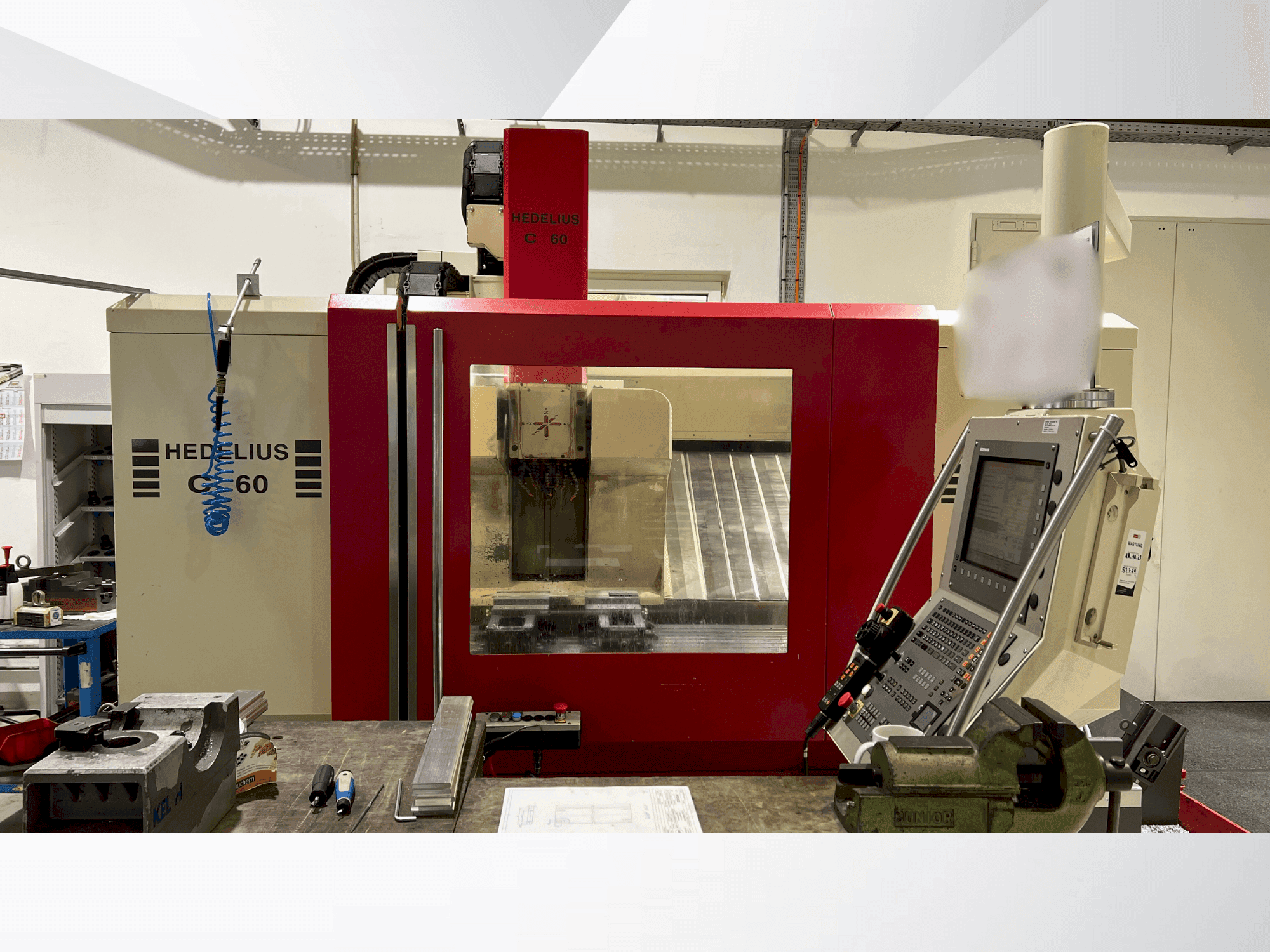 Prikaz stroja HEDELIUS C60S-1200 sprijeda