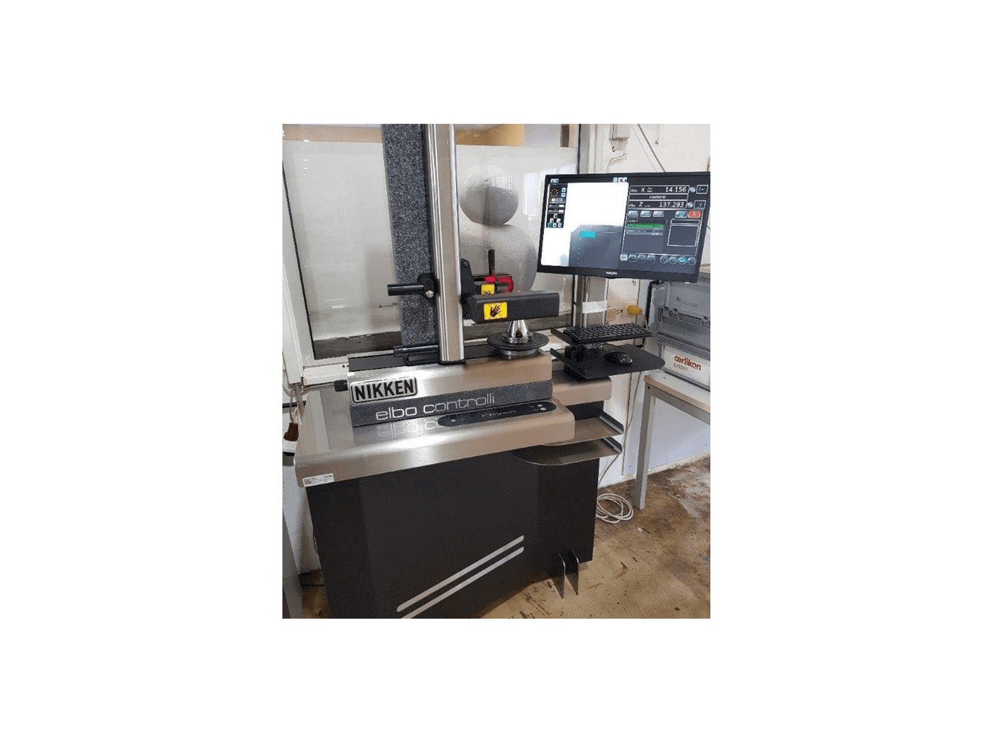 Prikaz stroja NIKKEN elbo controlli kyan-TW sprijeda