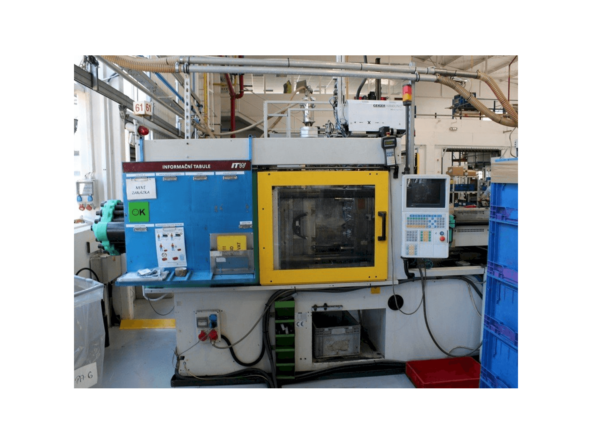 Prikaz stroja Arburg 470 C 1500-800 sprijeda
