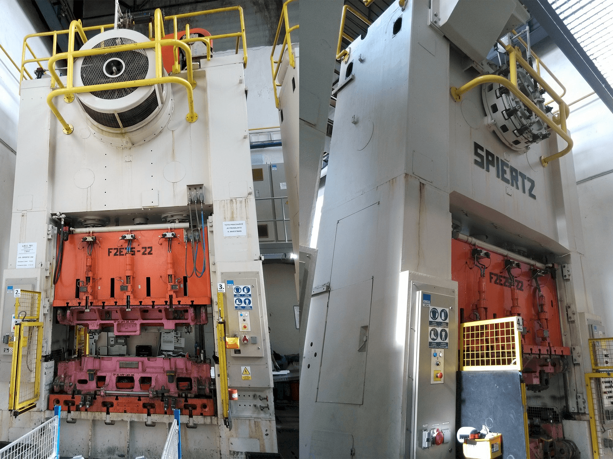 Prikaz stroja Spiertz F2E 25x2.2 sprijeda