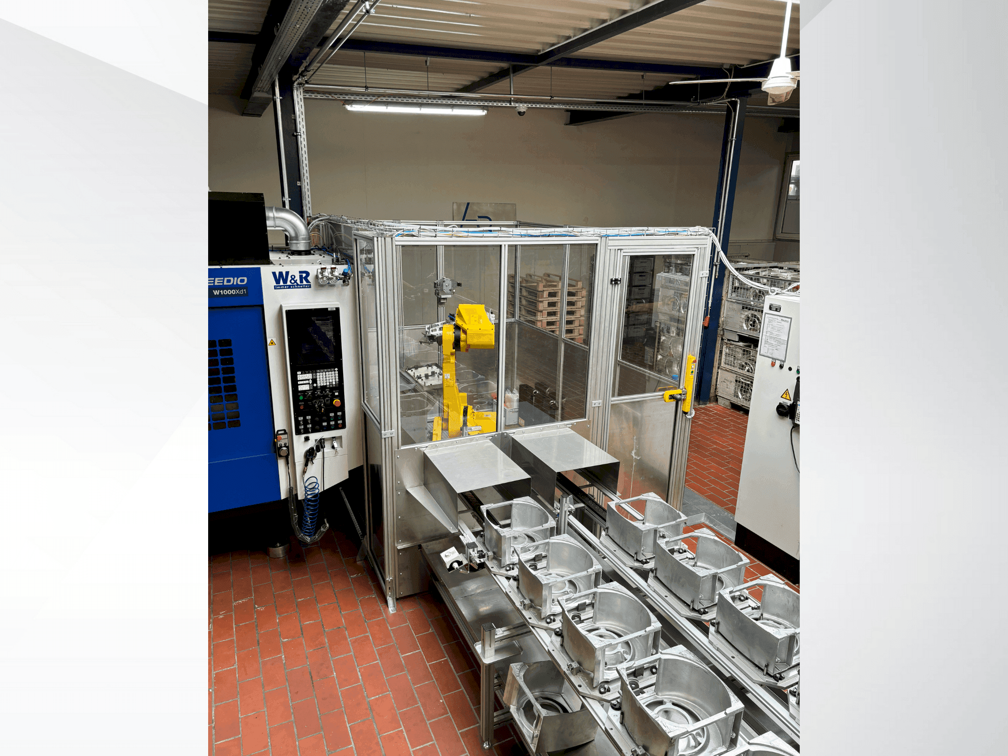 Prikaz stroja FANUC M710 iC 70 sprijeda