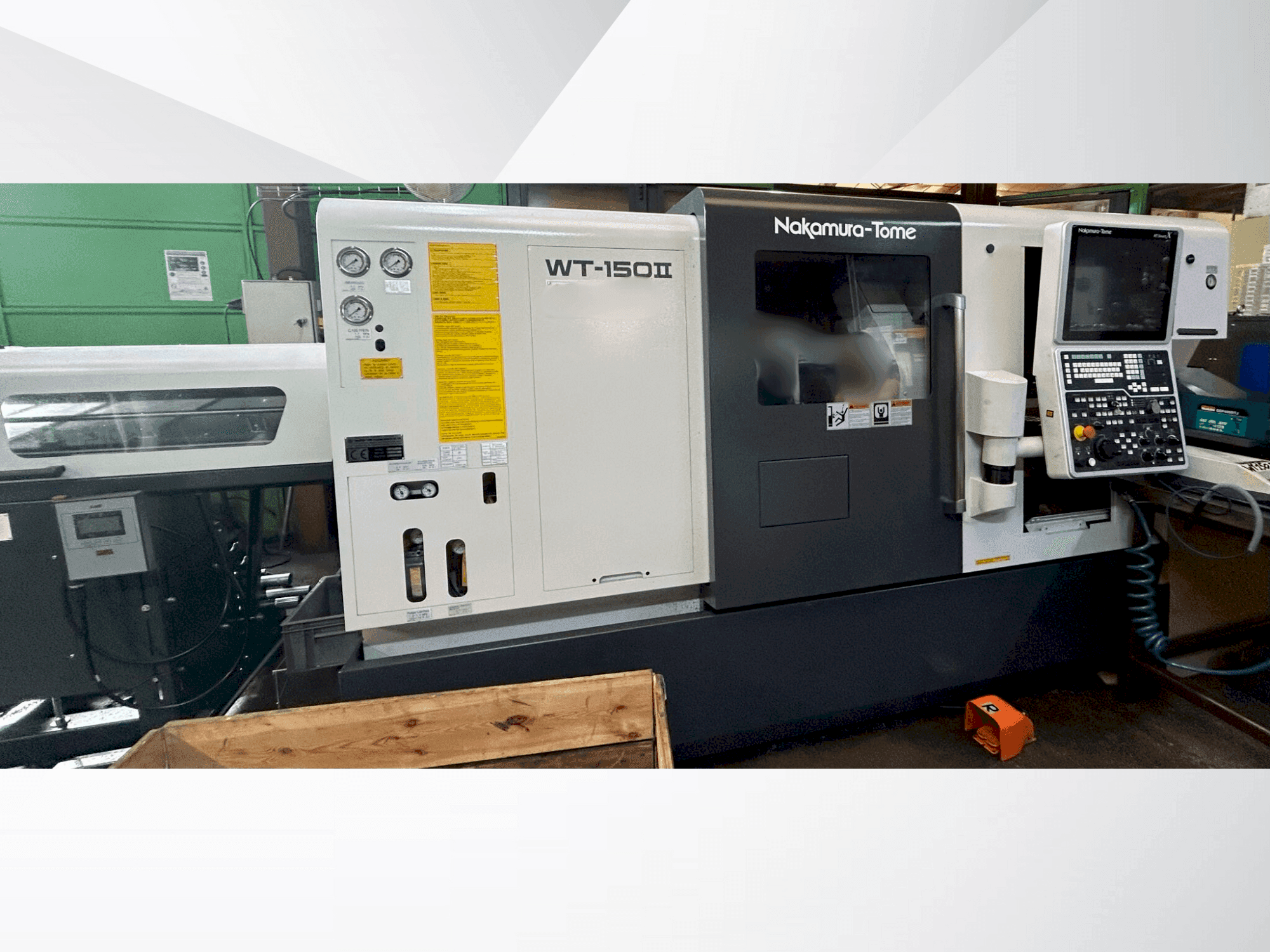 Prikaz stroja NAKAMURA-TOME WT 150 sprijeda
