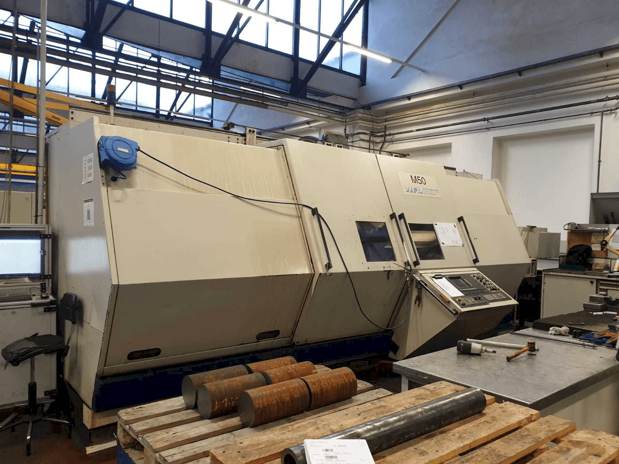 Prikaz stroja WFL M50 sprijeda