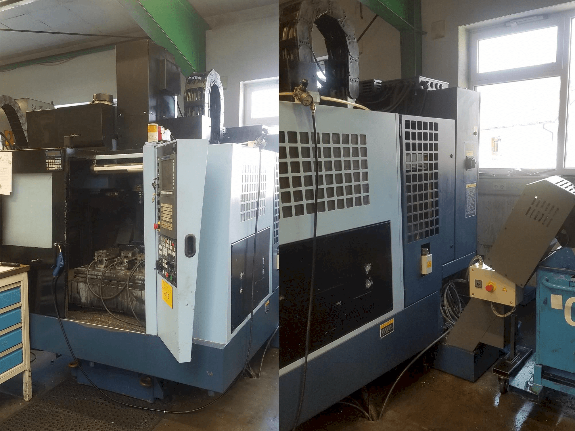Prikaz stroja Matsuura 550 V-Plus sprijeda