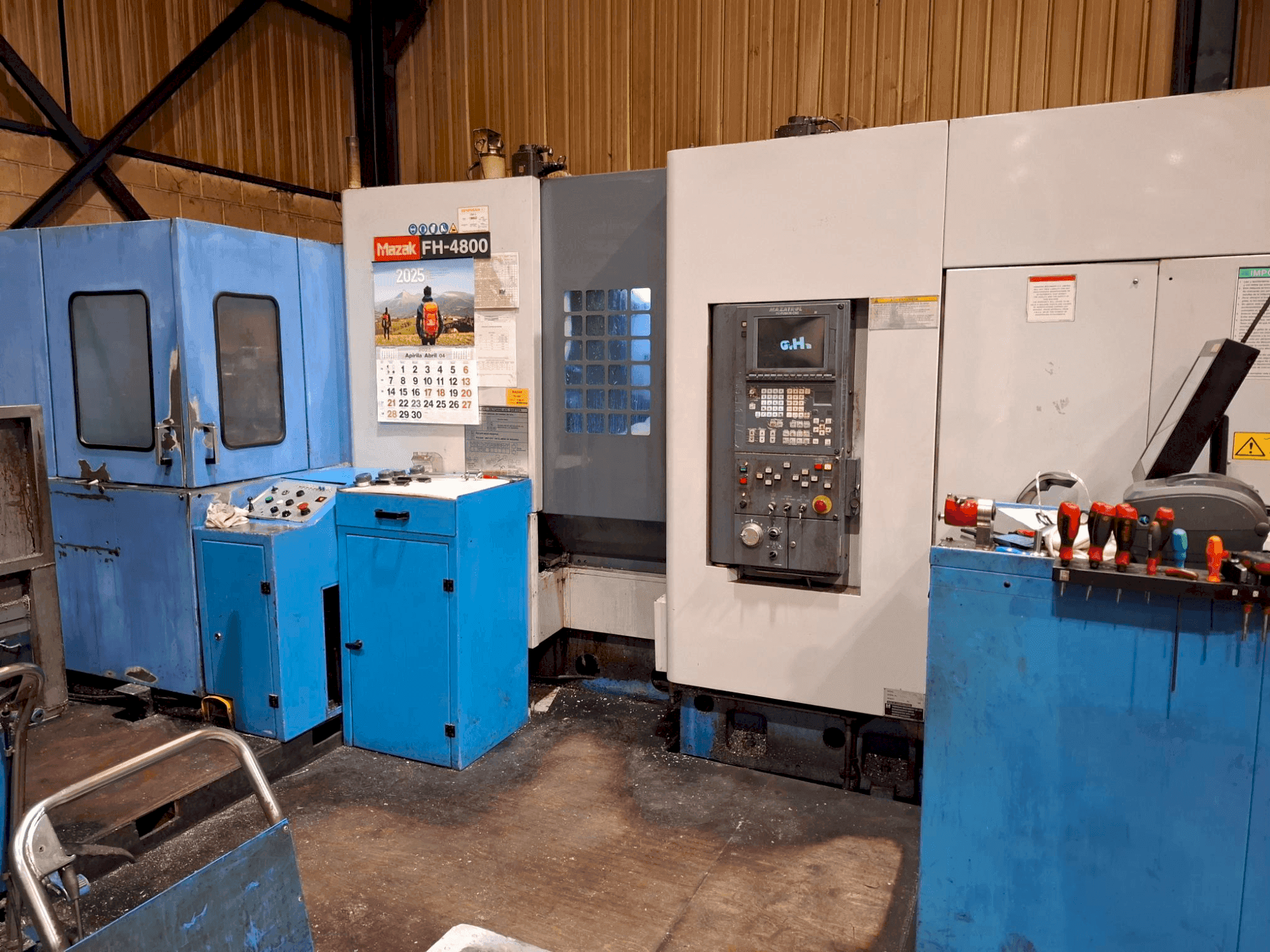 Prikaz stroja Mazak FH-4800 sprijeda