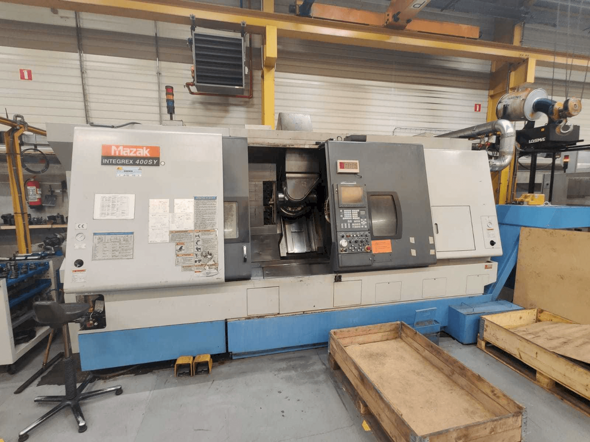 Prikaz stroja Mazak INTEGREX 400SY sprijeda