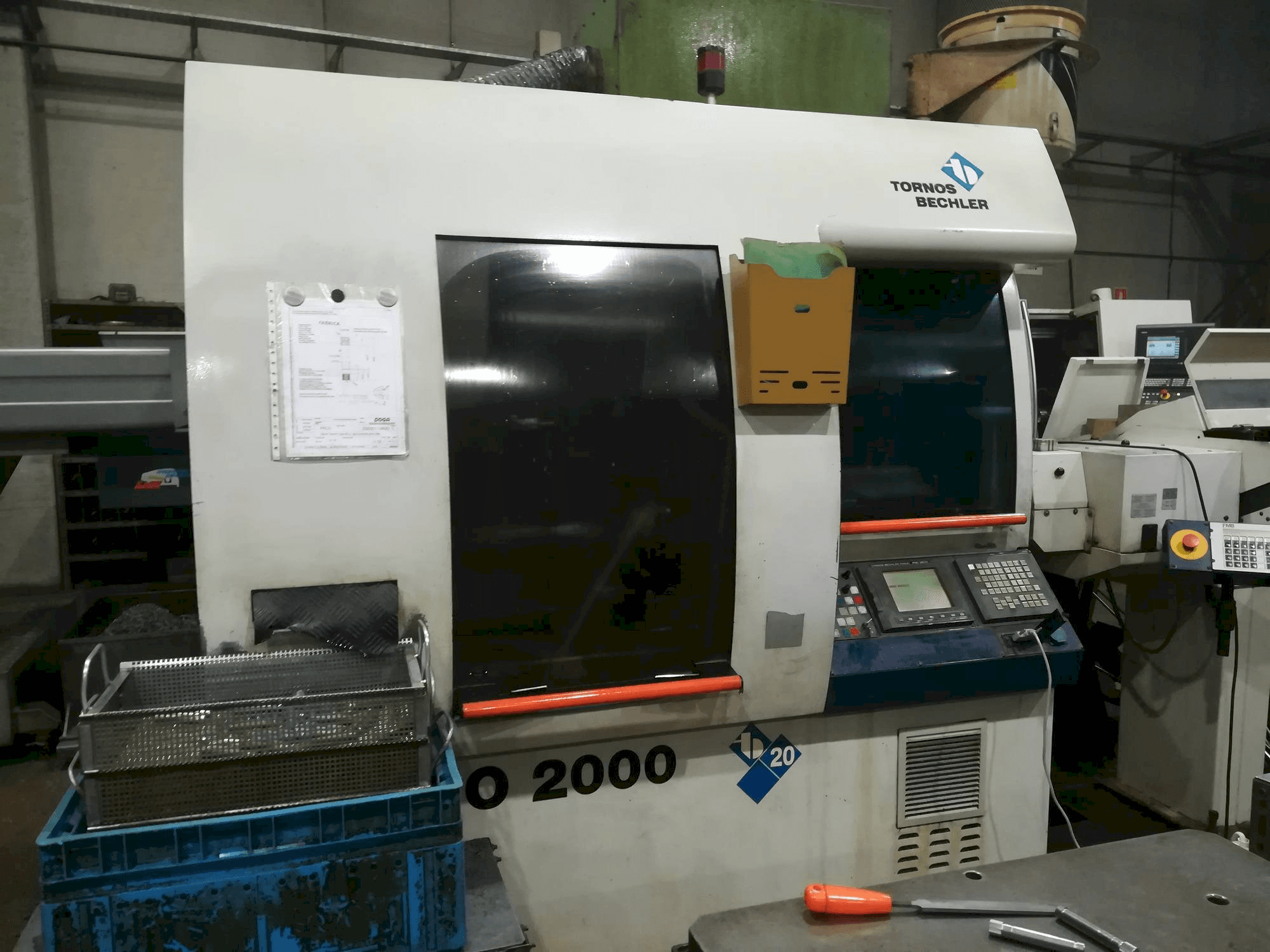 Prikaz stroja Tornos-Bechler Deco 20 sprijeda