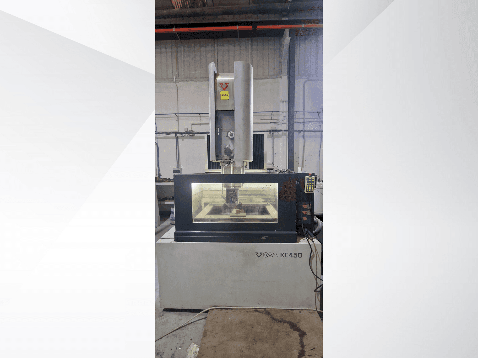 Prikaz stroja ONA KE 450 sprijeda