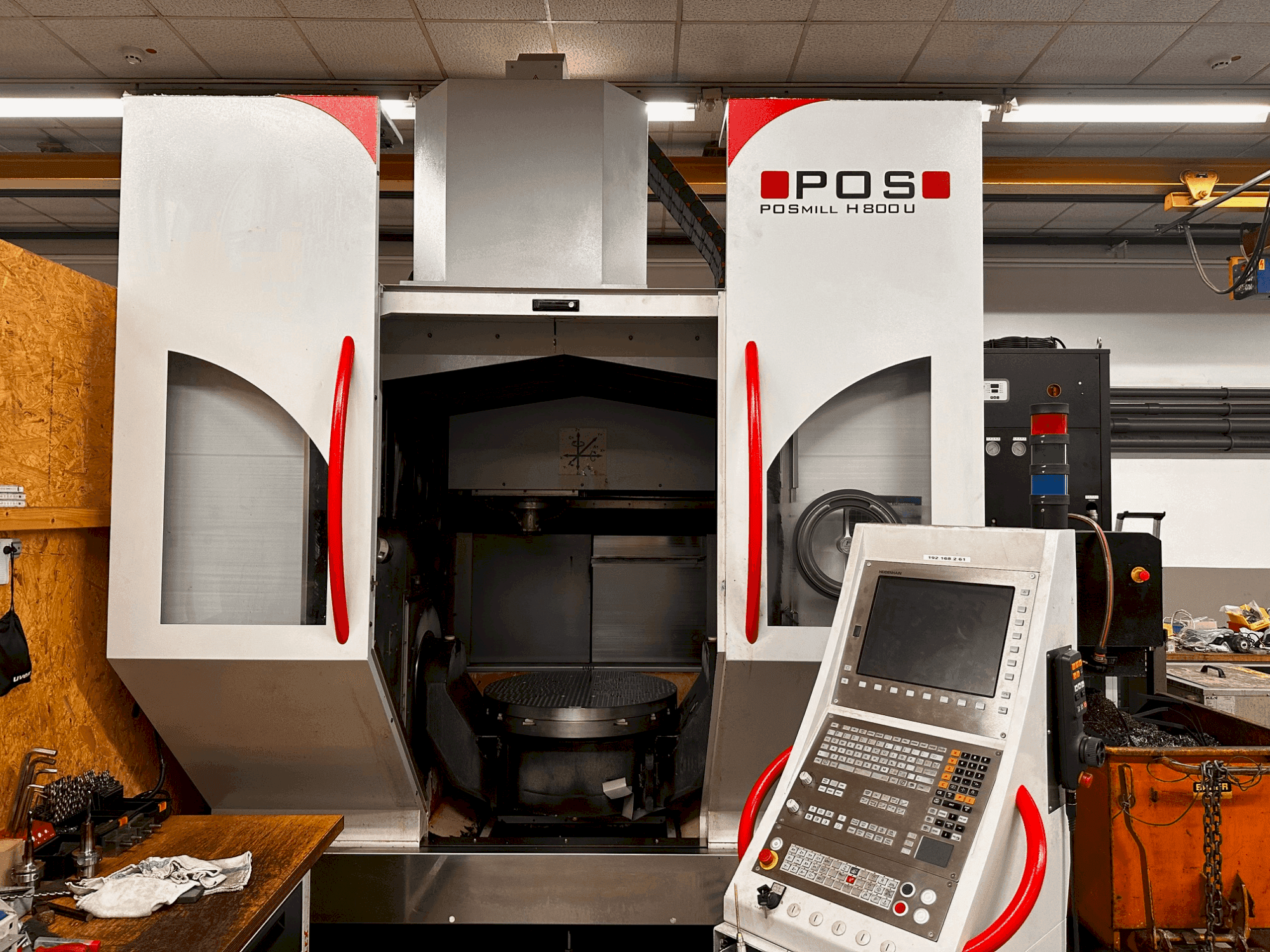 Prikaz stroja POSmill H800U sprijeda