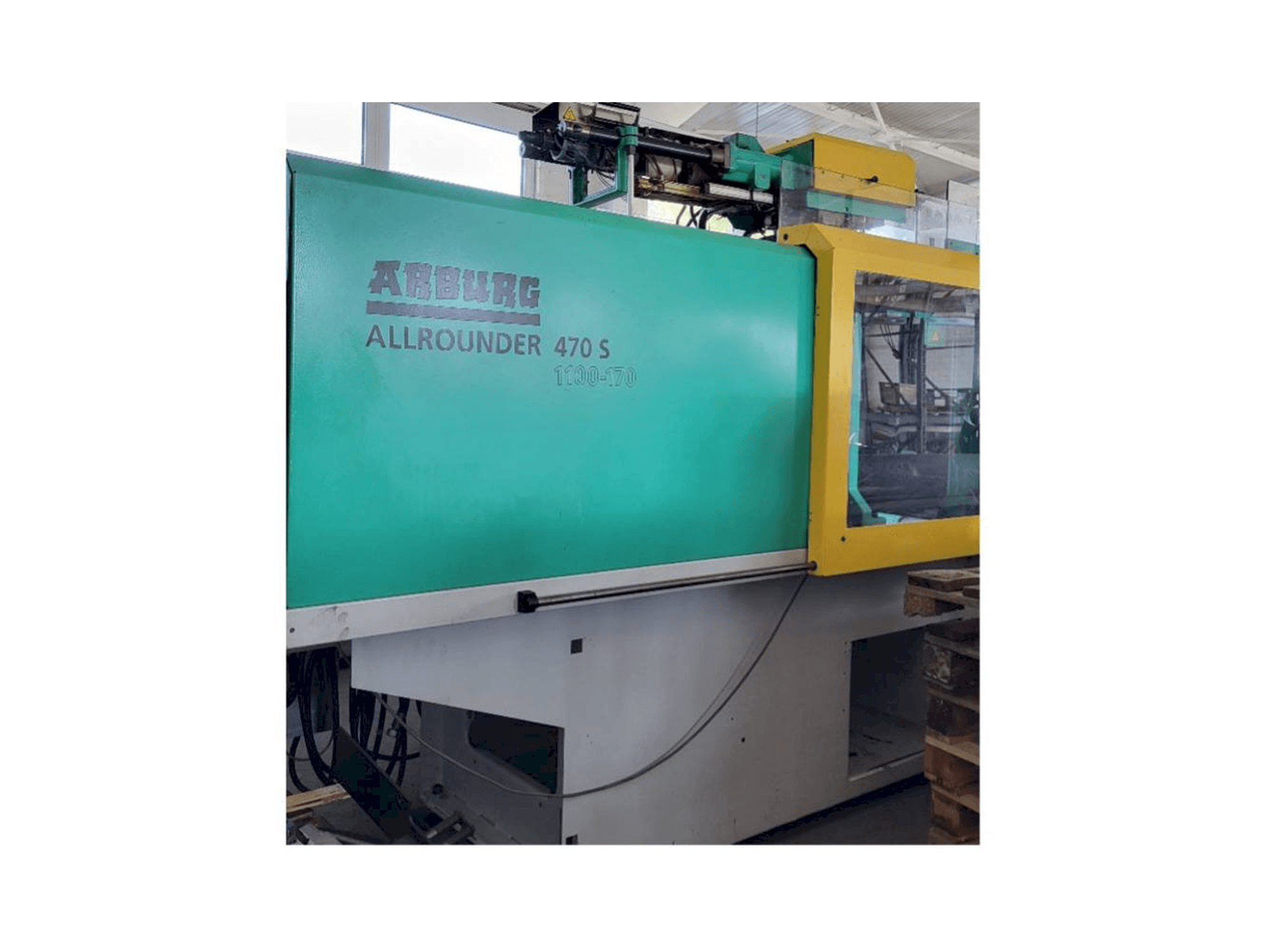 Prikaz stroja Arburg Allrounder 470S 1100 - 170/170 sprijeda