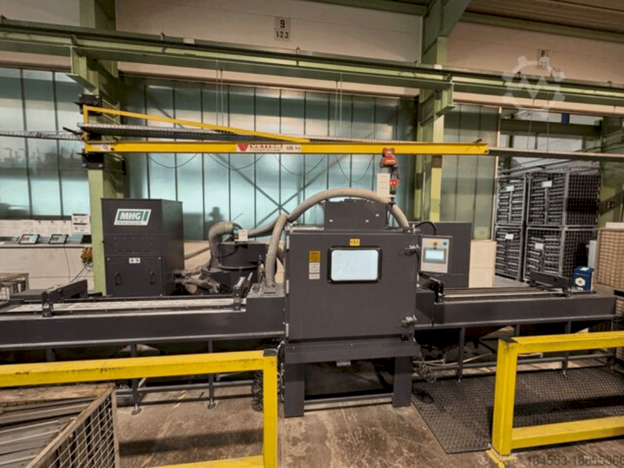 Prikaz stroja MHG SMG 160 sprijeda