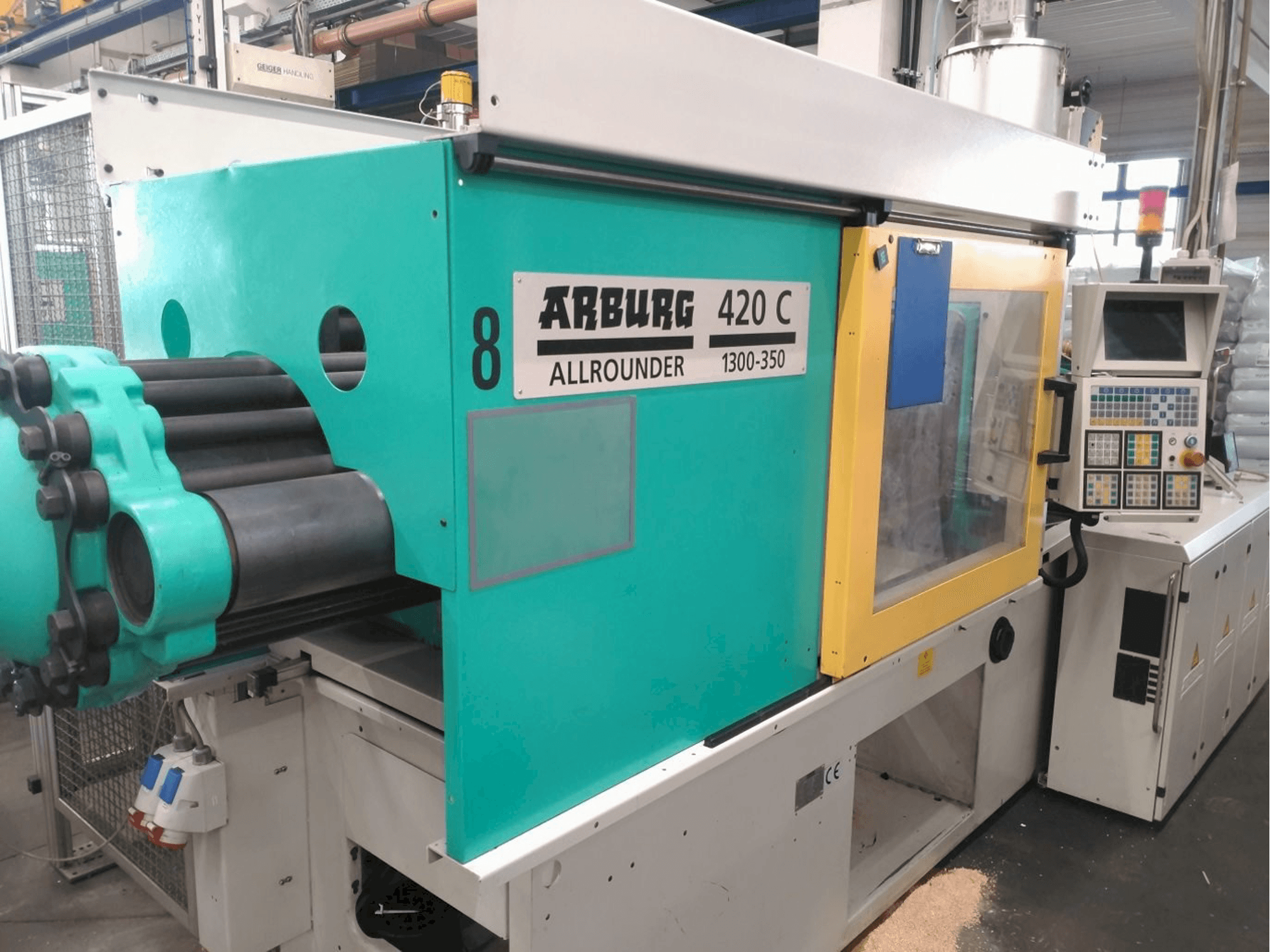 Prikaz stroja Arburg 420 C 1300-350 sprijeda