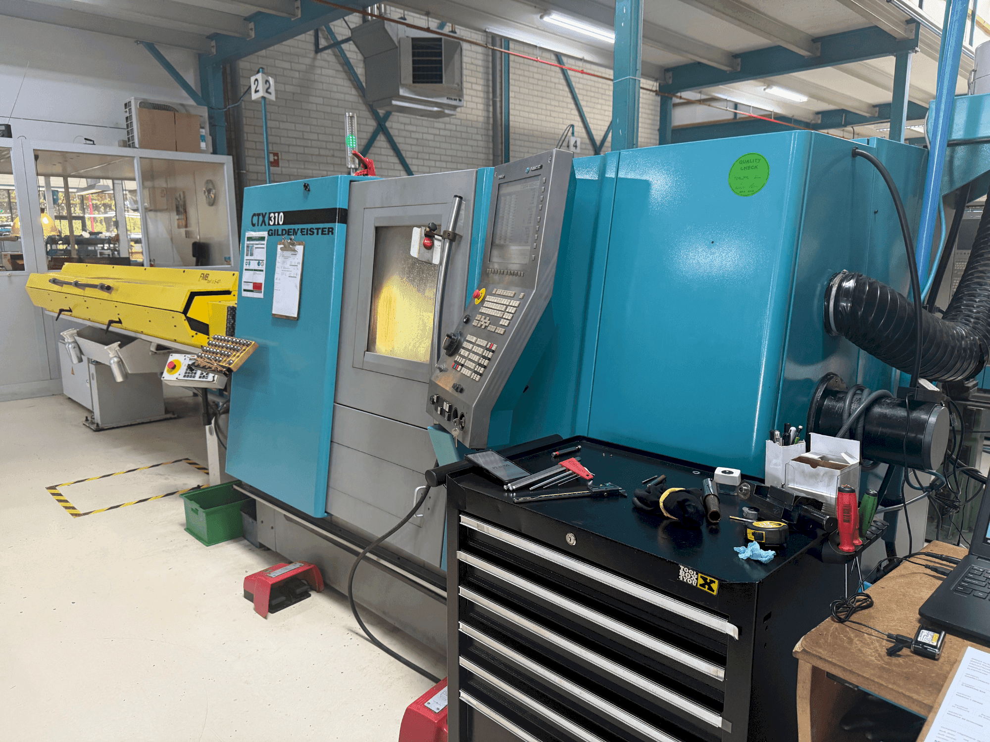 Prikaz stroja DMG Gildemeister CTX 310 sprijeda