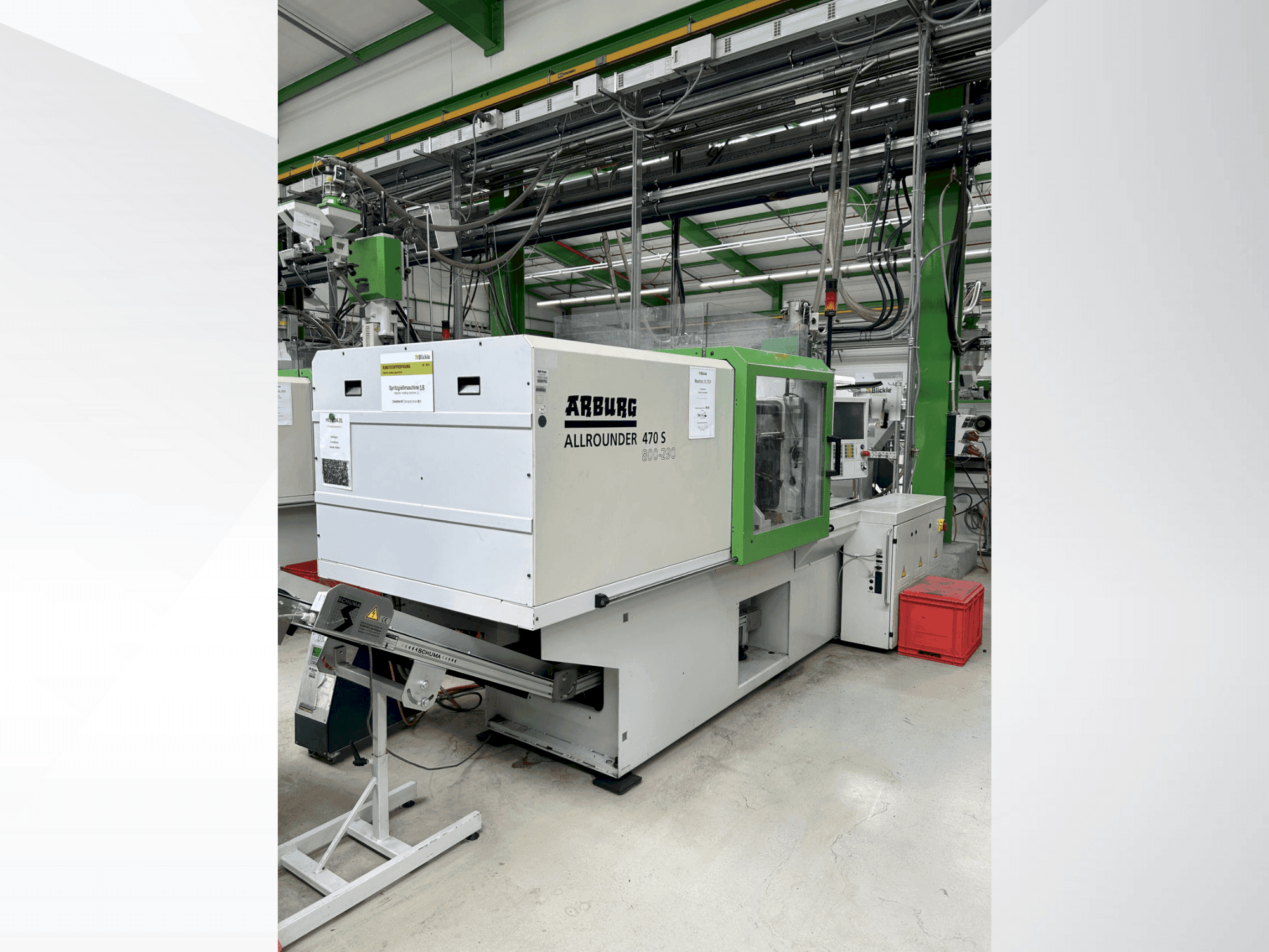 Prikaz stroja Arburg 470 S / 800-290 sprijeda