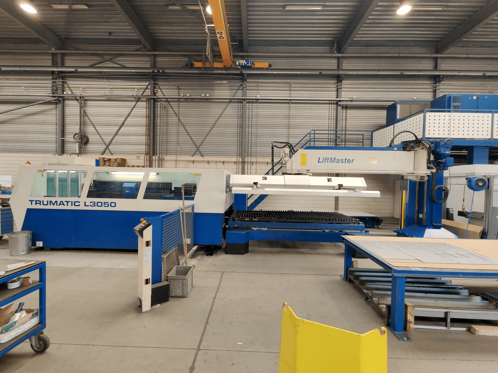 Prikaz stroja Trumpf Trumatic L3050 + Liftmaster sprijeda