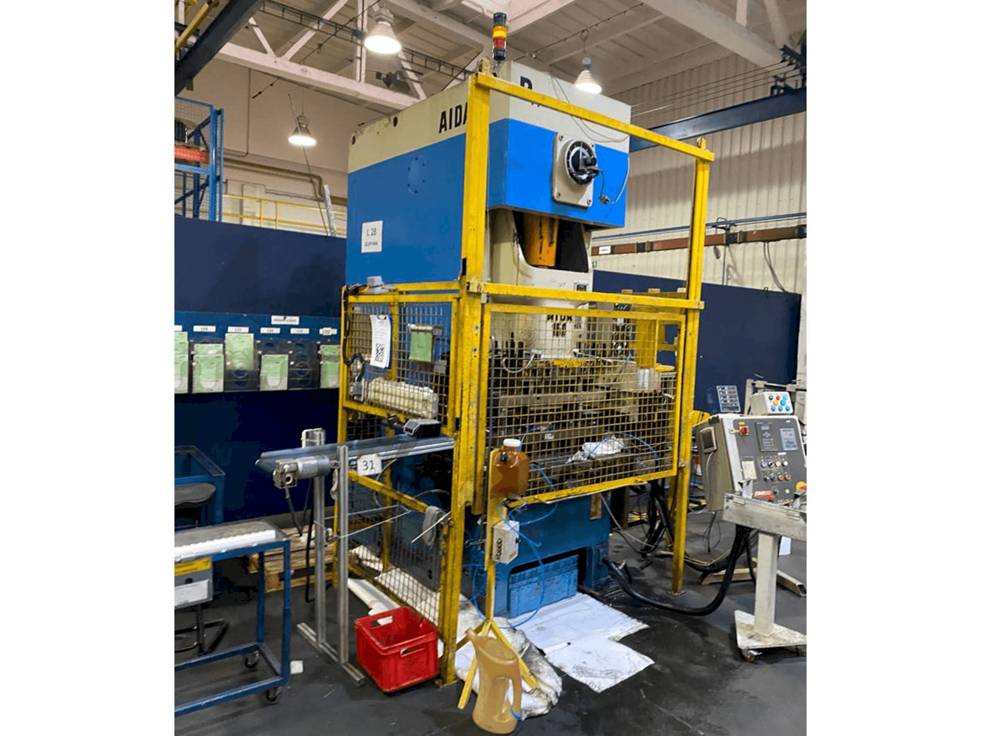 Prikaz stroja AIDA NC 1-150 sprijeda