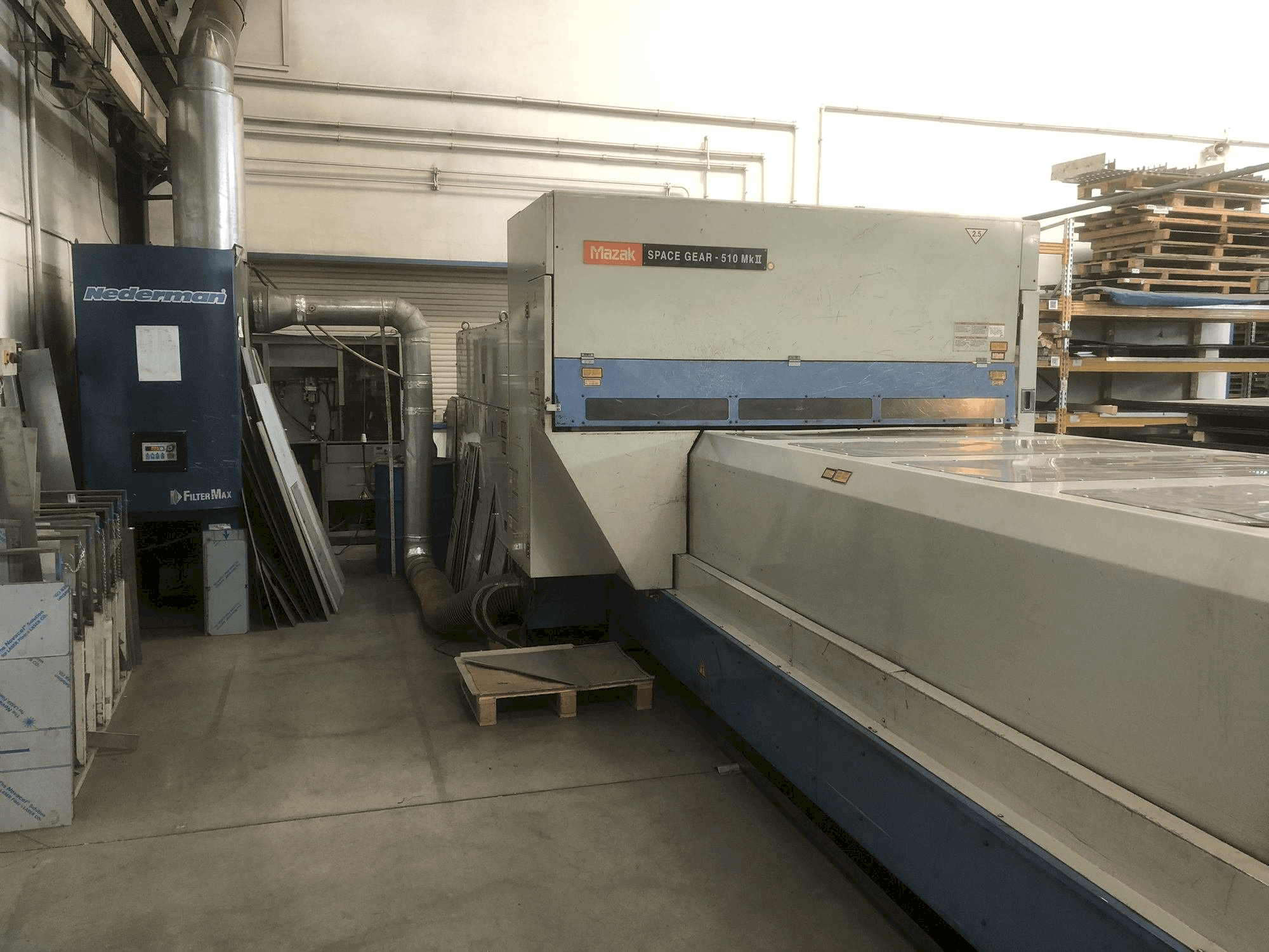 Prikaz stroja Mazak SPACE GEAR-510 Mk II sprijeda