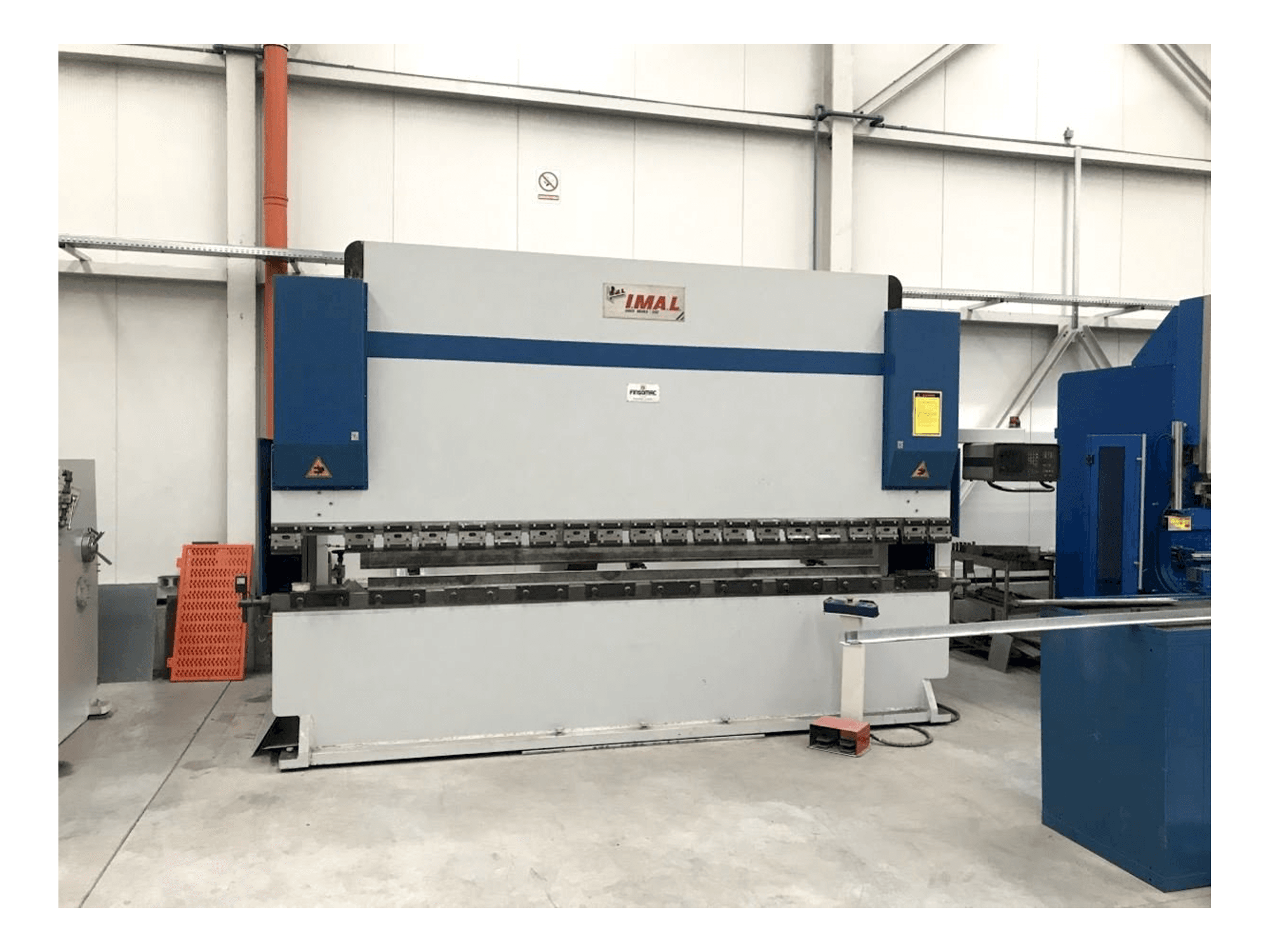 Prikaz stroja I.MA.L. E3A sprijeda