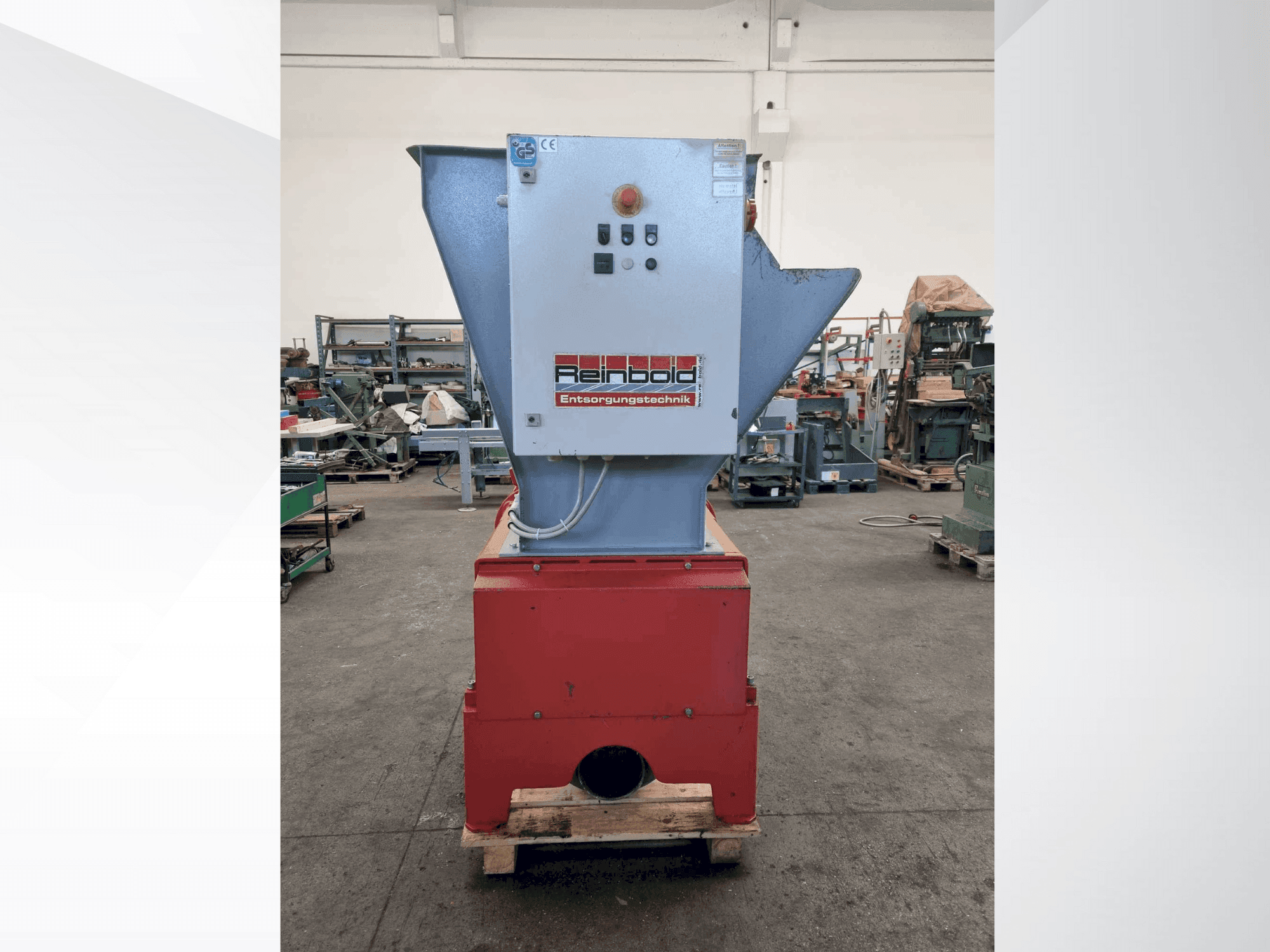 Prikaz stroja REINBOLD RMZ 500 sprijeda