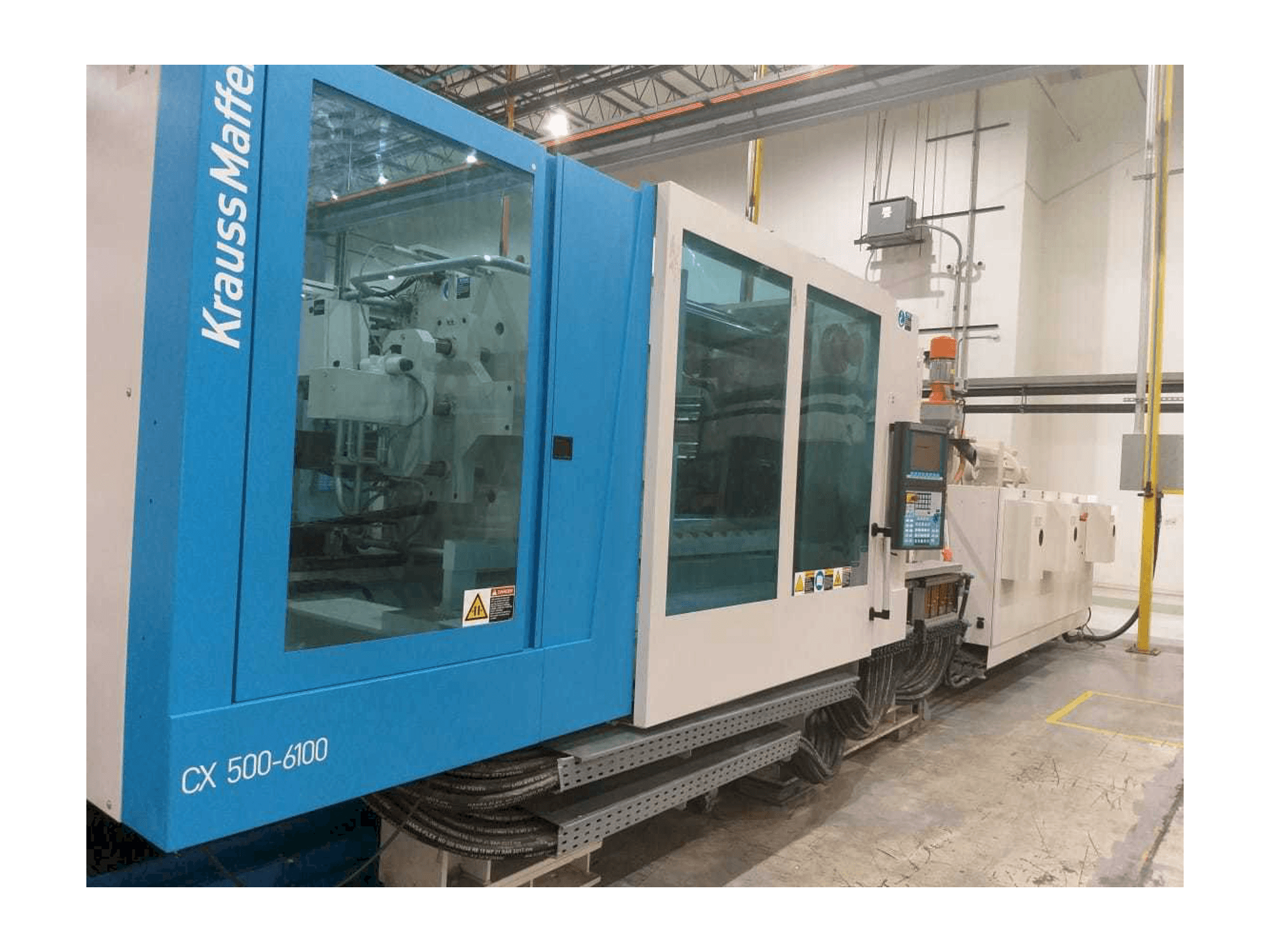 Prikaz stroja Krauss Maffei 500-6100 CX sprijeda